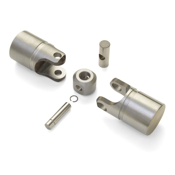 Single U-Joint Kit, Machinable, 1.495" (38.0 mm) OD, Steel